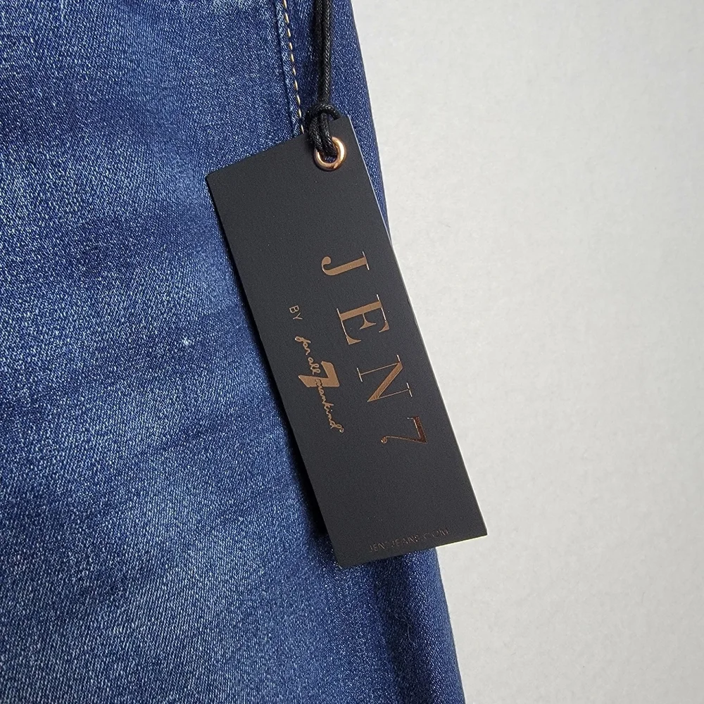 Women's JEN7‎ Slim Straight Blue Jeans SIZE 18 Misses  #878